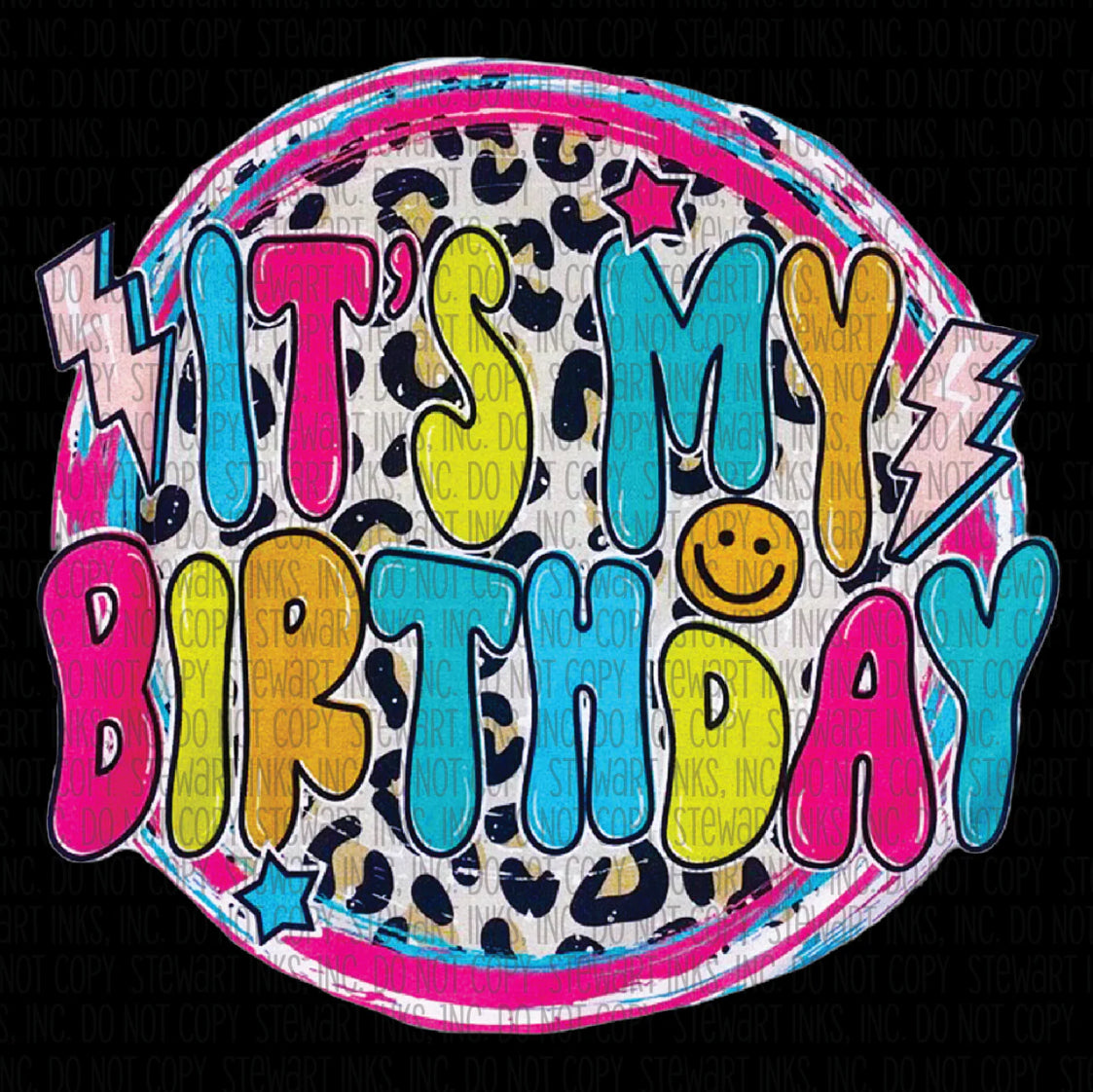 LIMITED TIME it’s my birthday cheetah print
