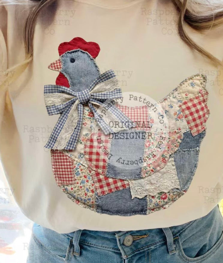 Chicken patchwork design