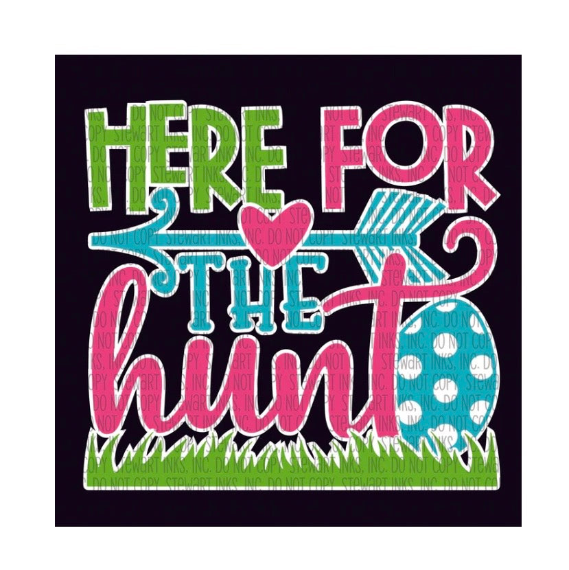 Here for the hunt vinyl