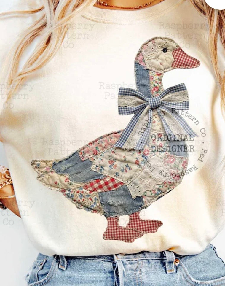 Goose patchwork design