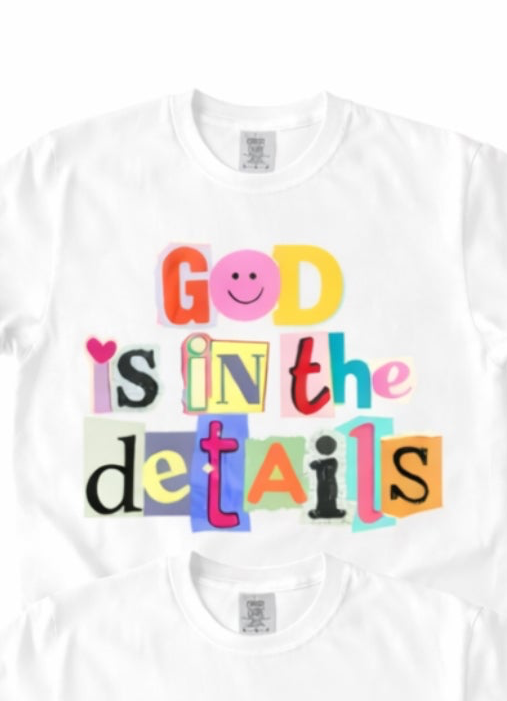 God is in the details KIDS
