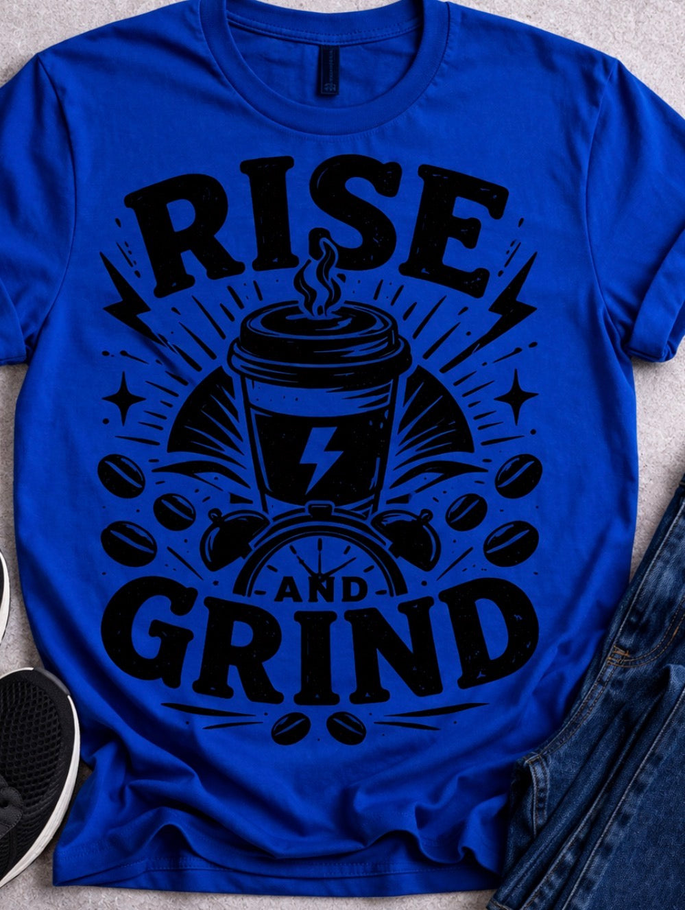 Rise and Grind sublimation