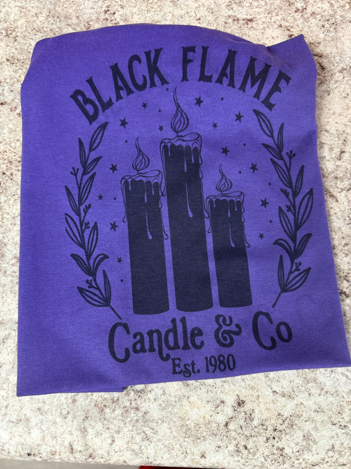 Black flame T or Sweatshirt