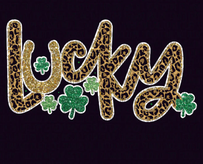 Cheeta print lucky(vinyl)