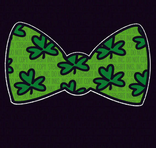 Shamrock bow tie (vinyl)