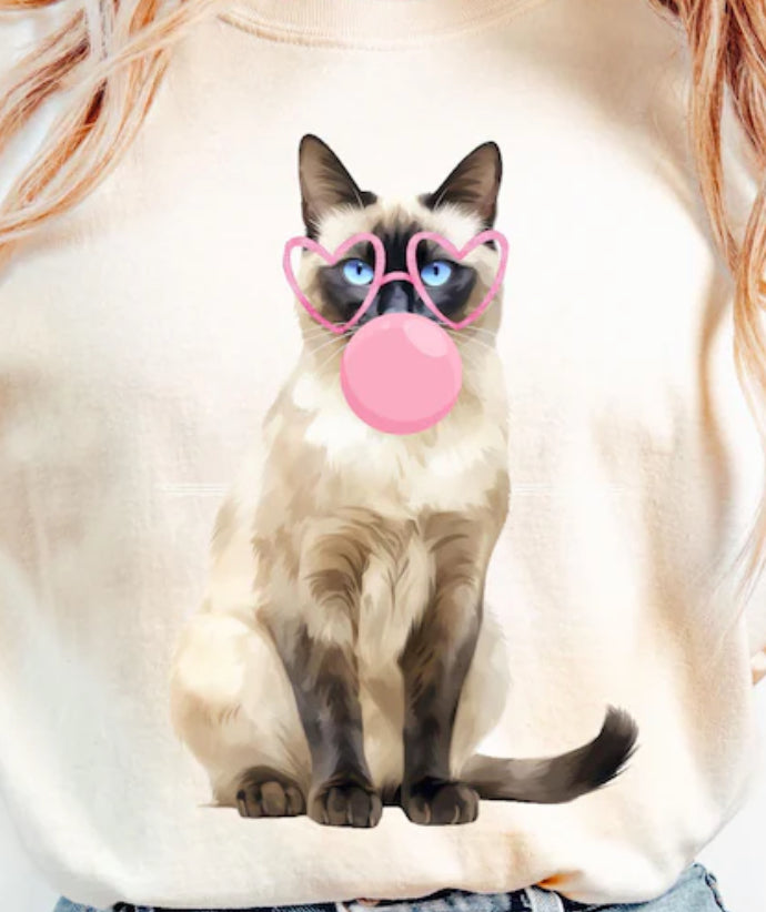 Glasses cat