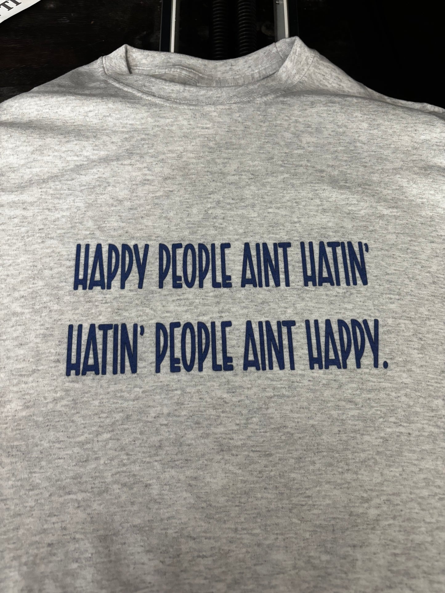 Happy ain’t hatin