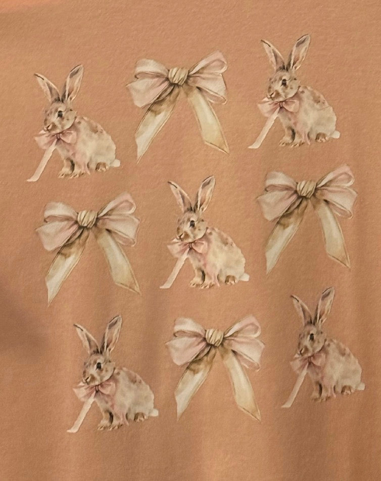 Bunny and bows vinyl