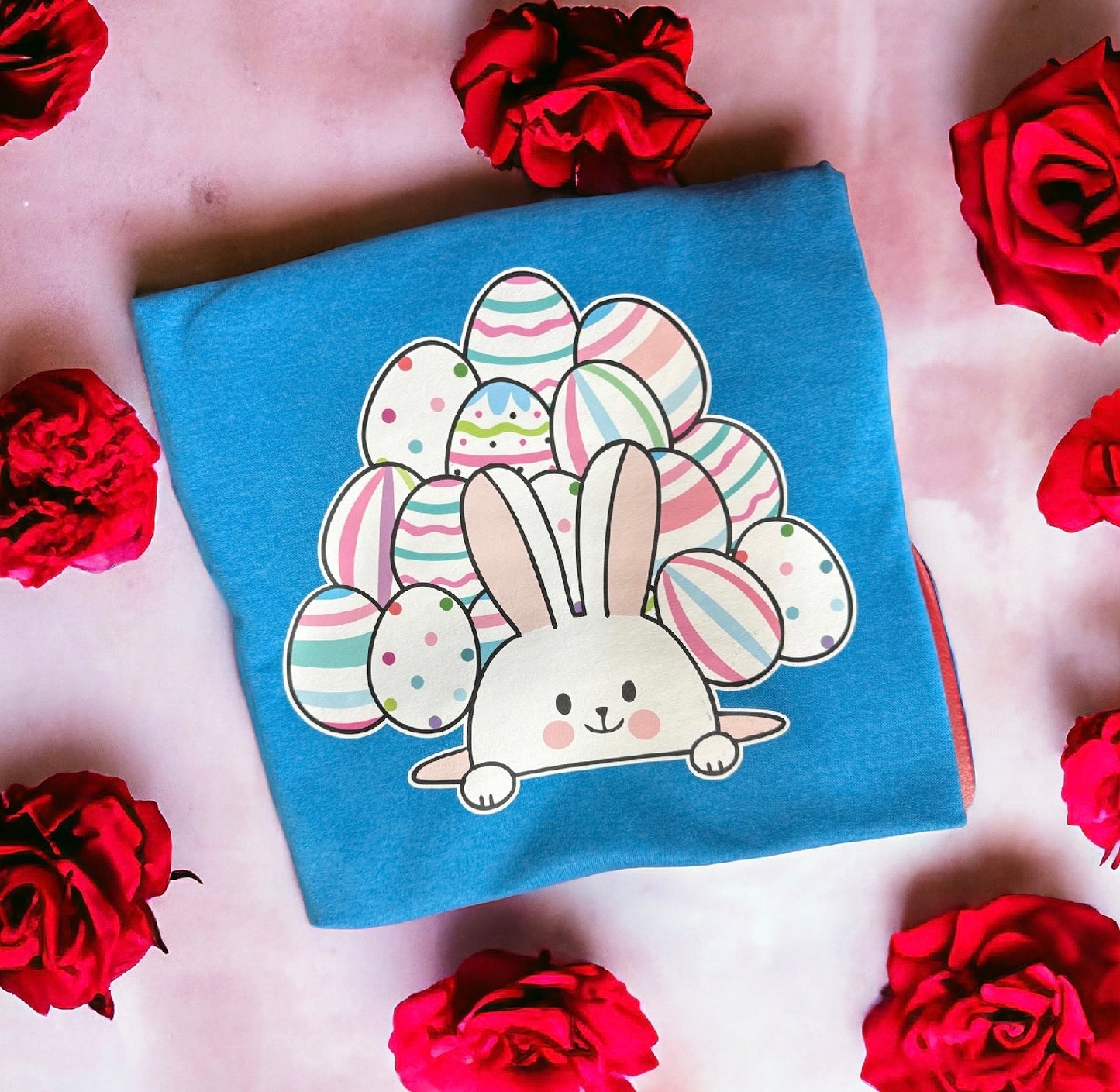 Bunny and eggs vinyl