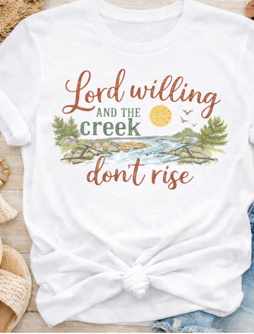 Lord willing and the creek don’t rise  sublimation