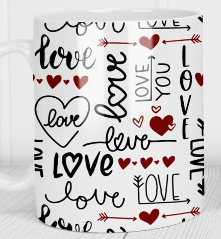 Love you, Valentine’s Day mug ￼