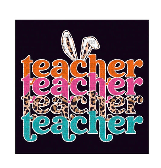 Easter teacher vinyl
