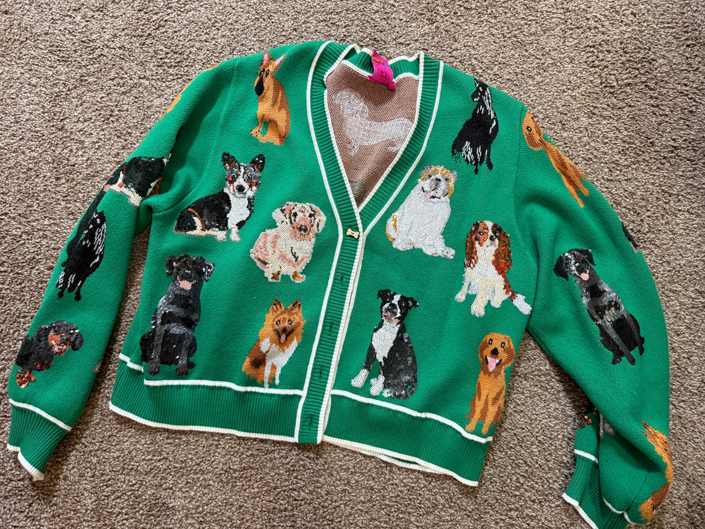 Sequin Sweater. Size L worn once -1