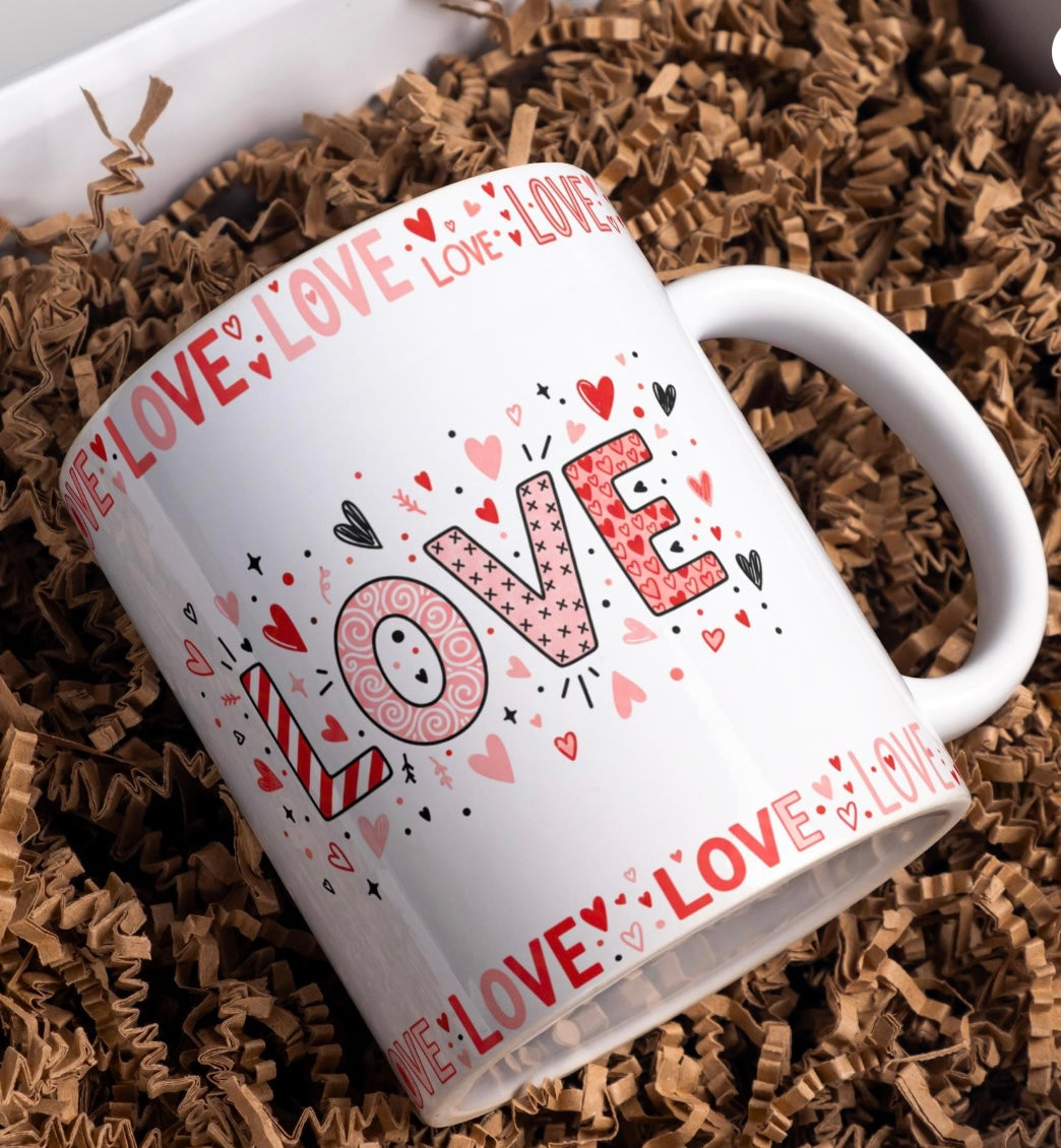 Love, Valentine’s Day mug