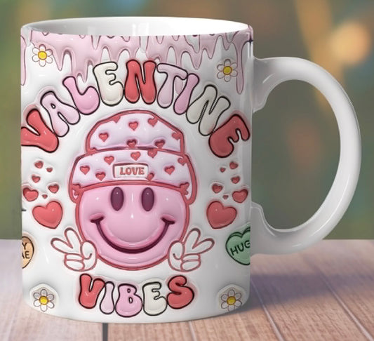 Valentine vibes, coffee mug ￼