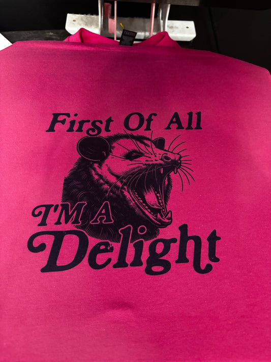 First of all
