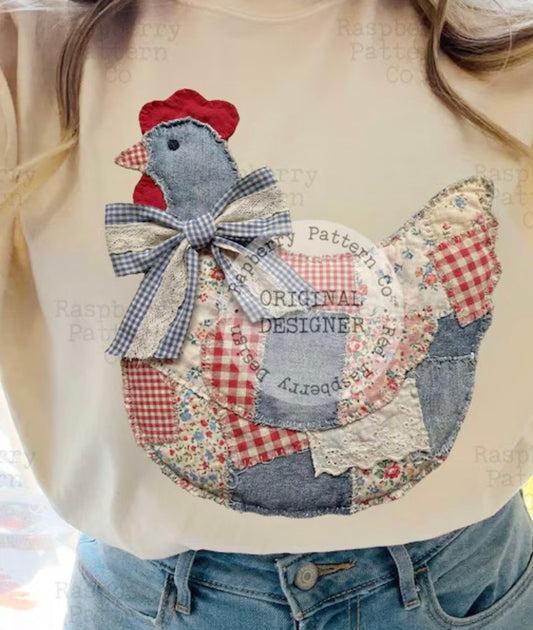 Chicken patchwork design