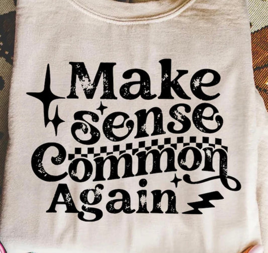Make common sense common