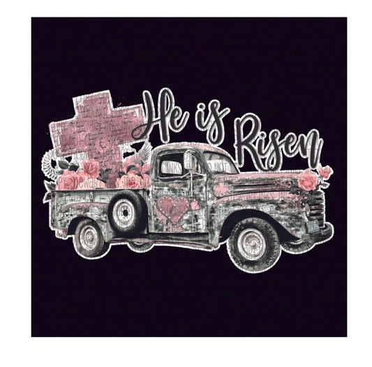 He is risen truck vinyl