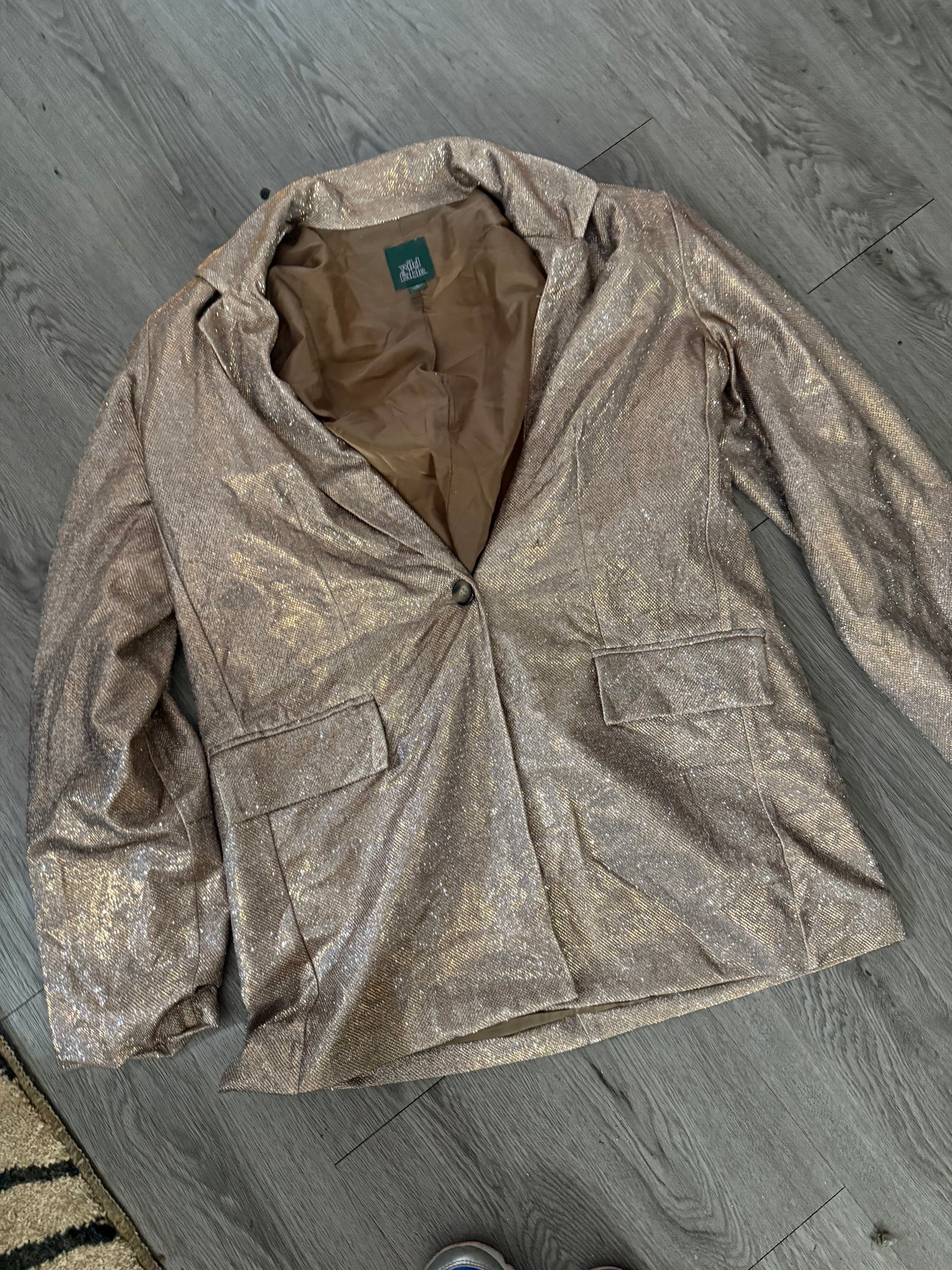 Glitter blazer medium