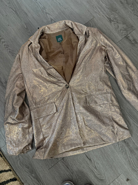 Glitter blazer medium