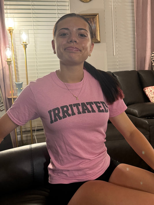 Irritated (or a custom saying)