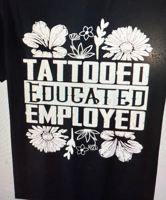 Tattooed educated employees