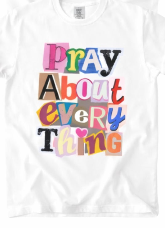 Pray about everything KIDS