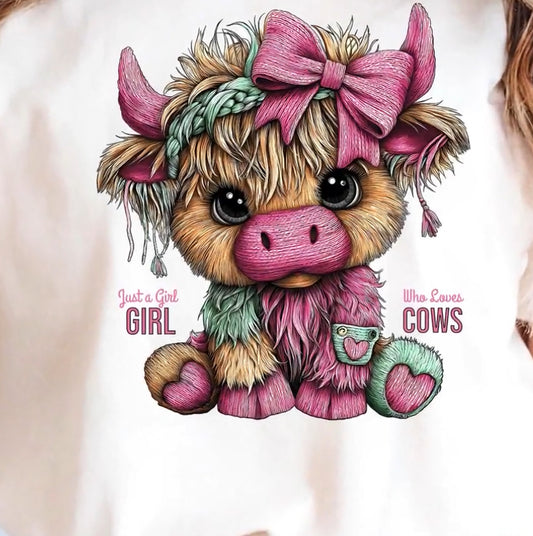 Just a girl who loves cows