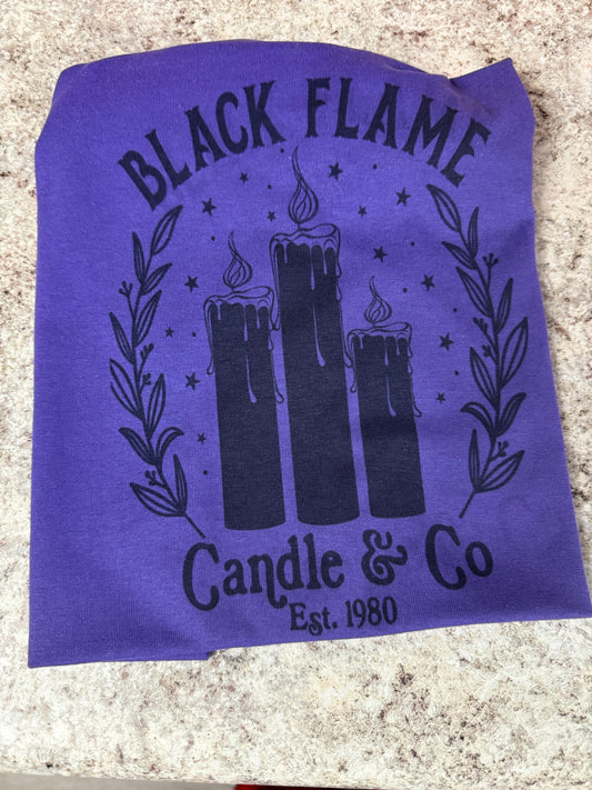 Black flame  T or Sweatshirt