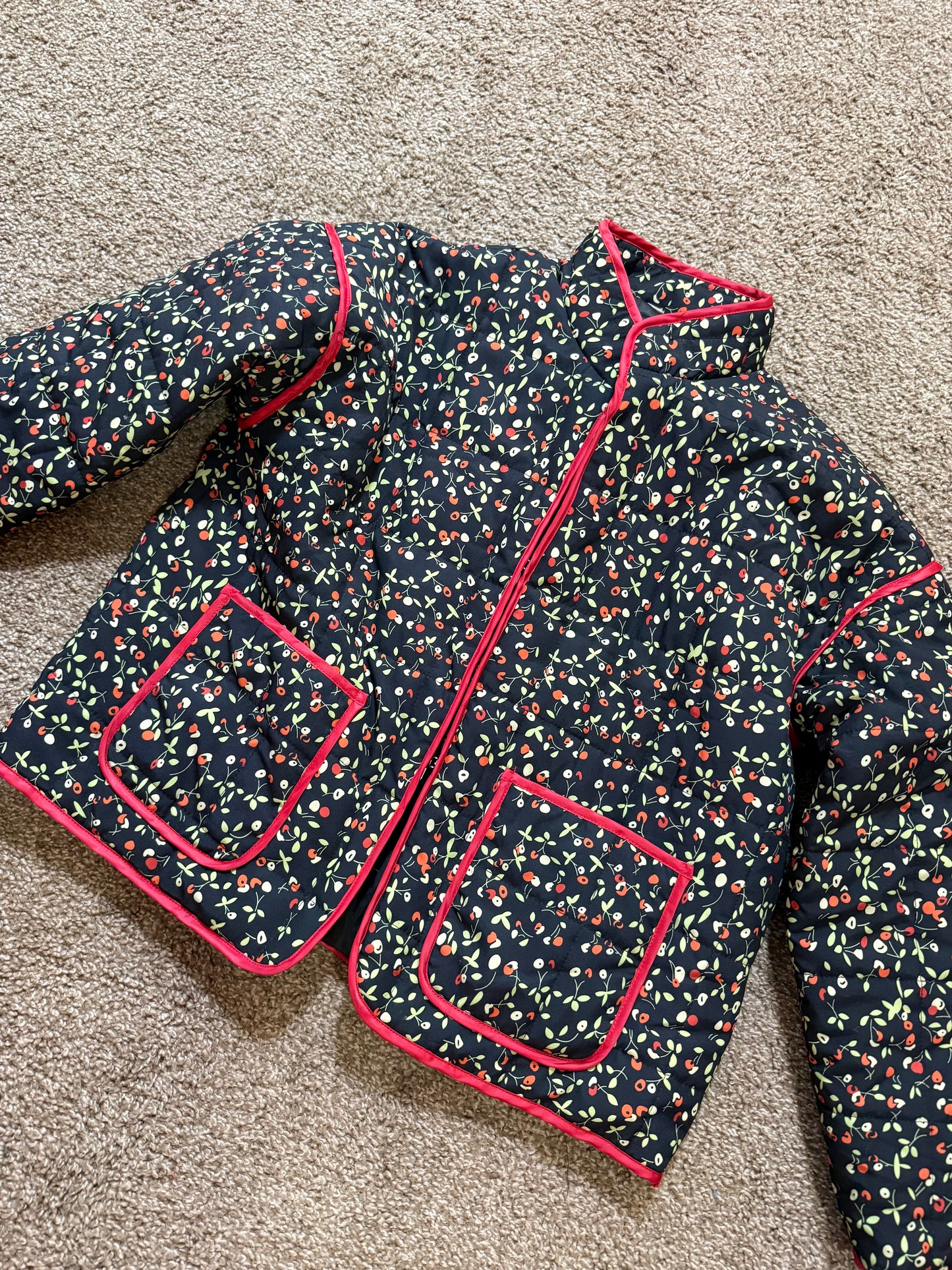 Large. Worn once -1- quilted.