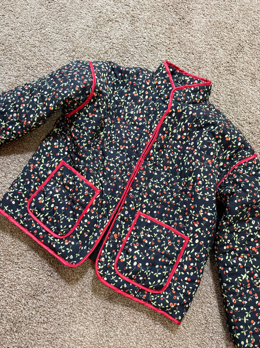 Large. Worn once -1- quilted.