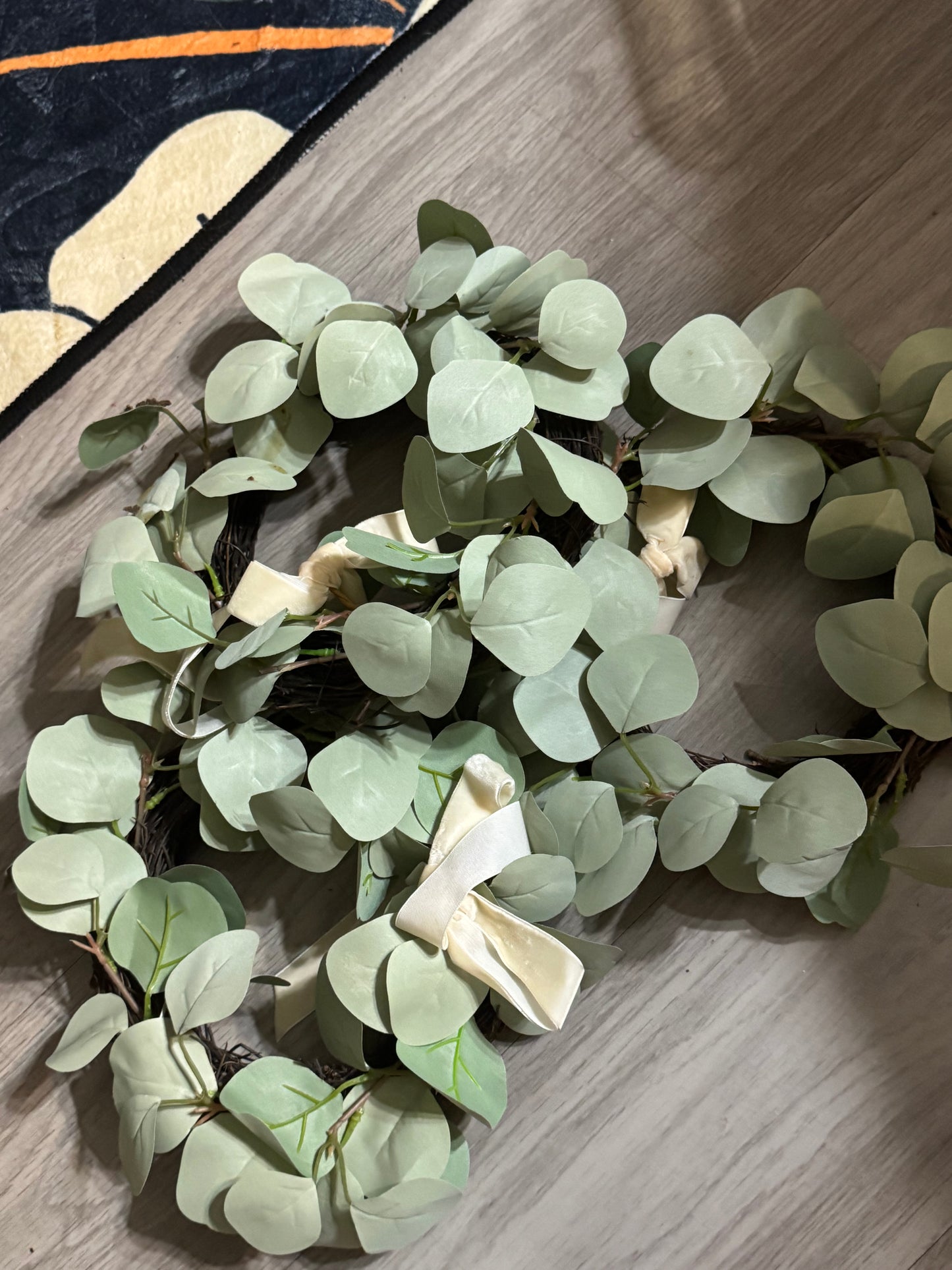 3 mini wreaths