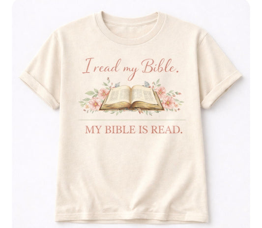 My Bible is read 1
