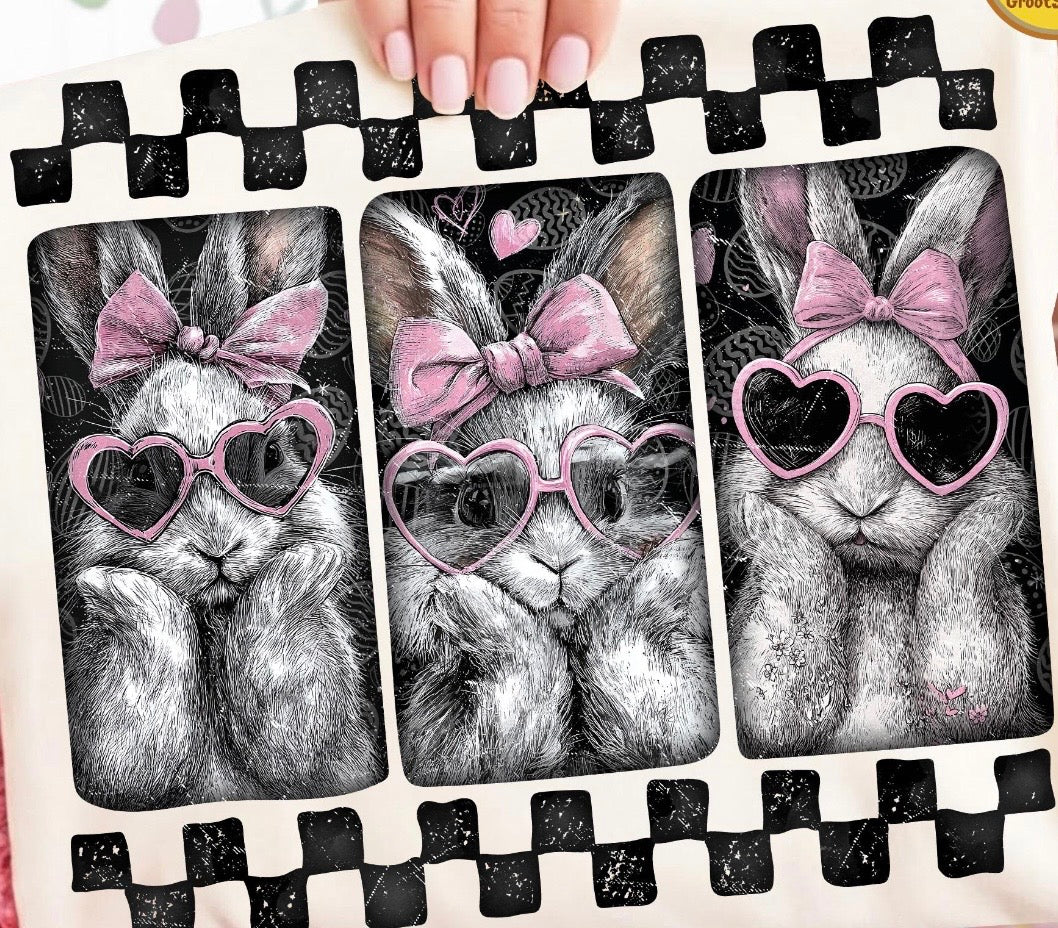 Bunnies in sunglasses