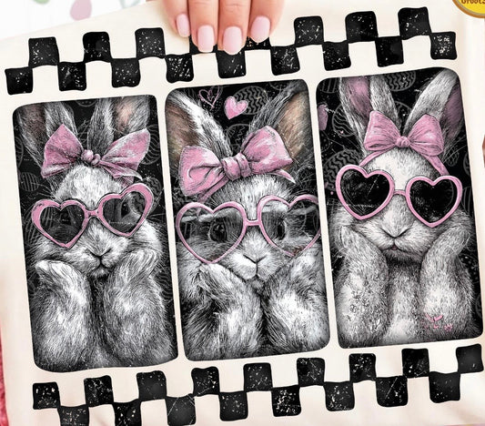 Bunnies in sunglasses