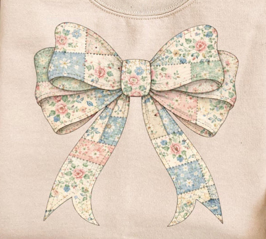 Bow patchwork design