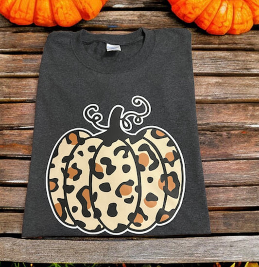 Leopard  Pumpkin  T or Sweatshirt