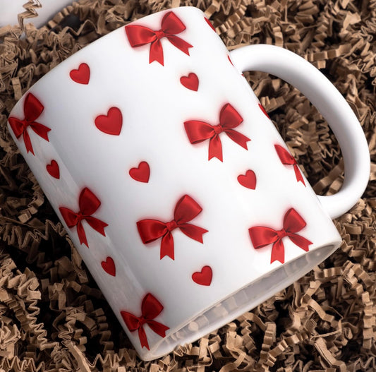Hearts&Bows Valentine’s Day mug