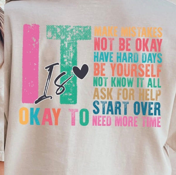 It’s okay
