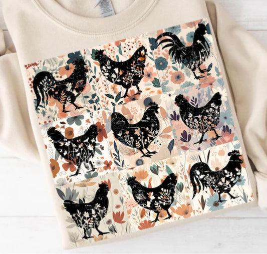 9 chickens