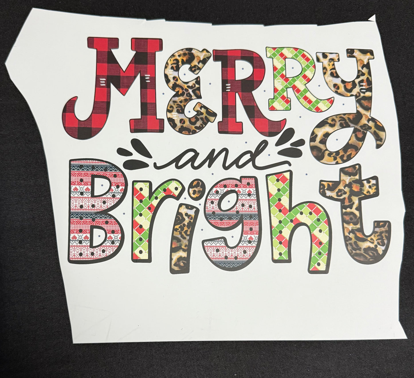 Merry and bright t shirt