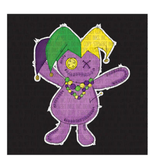 Mardi Gras doll (vinyl)￼￼￼